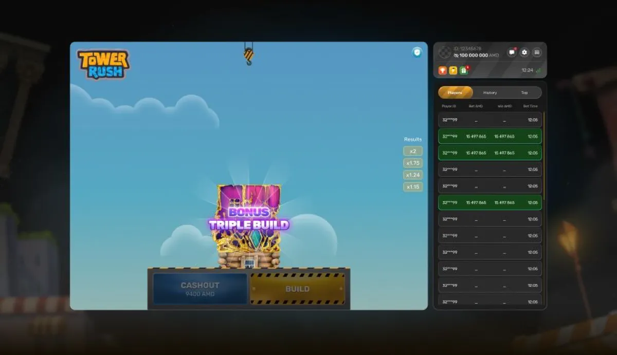 Triple Build drops three floors in a single move
